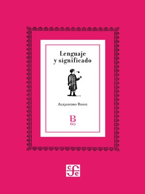 cover image of Lenguaje y significado